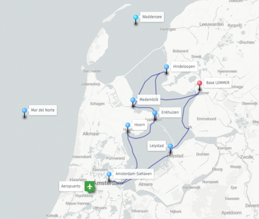 1 semana fácil: Vuelta al Ijsselmeer en Holanda con un yate de la agencia de chárter Yates Europa